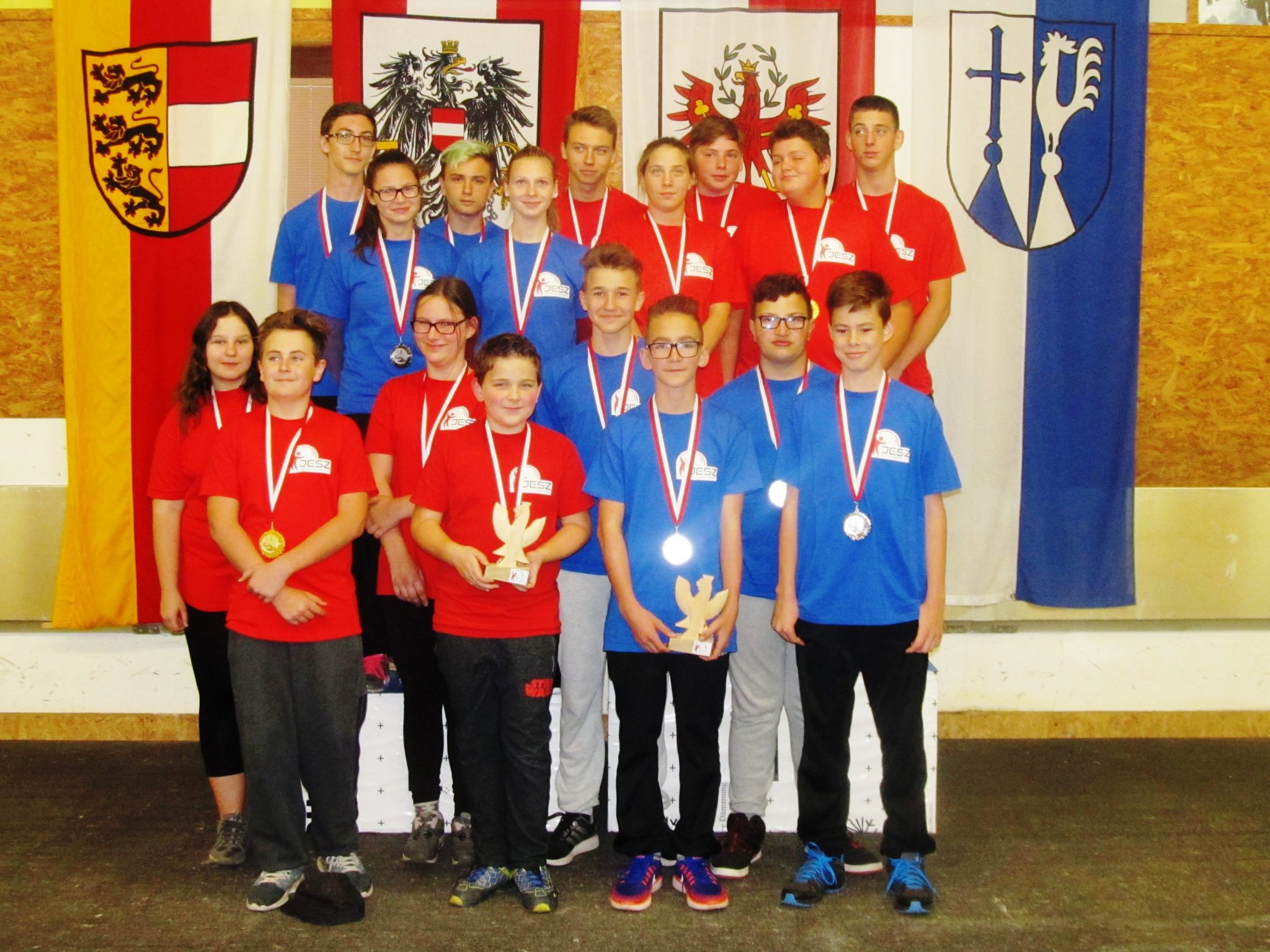 JESZ Tirol / Erpfendorf überwintert als U-16 und U-14 Tabellenführer in der Westgruppe des Österreich Cups