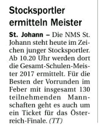 Berichte in der Tiroler Tageszeitung