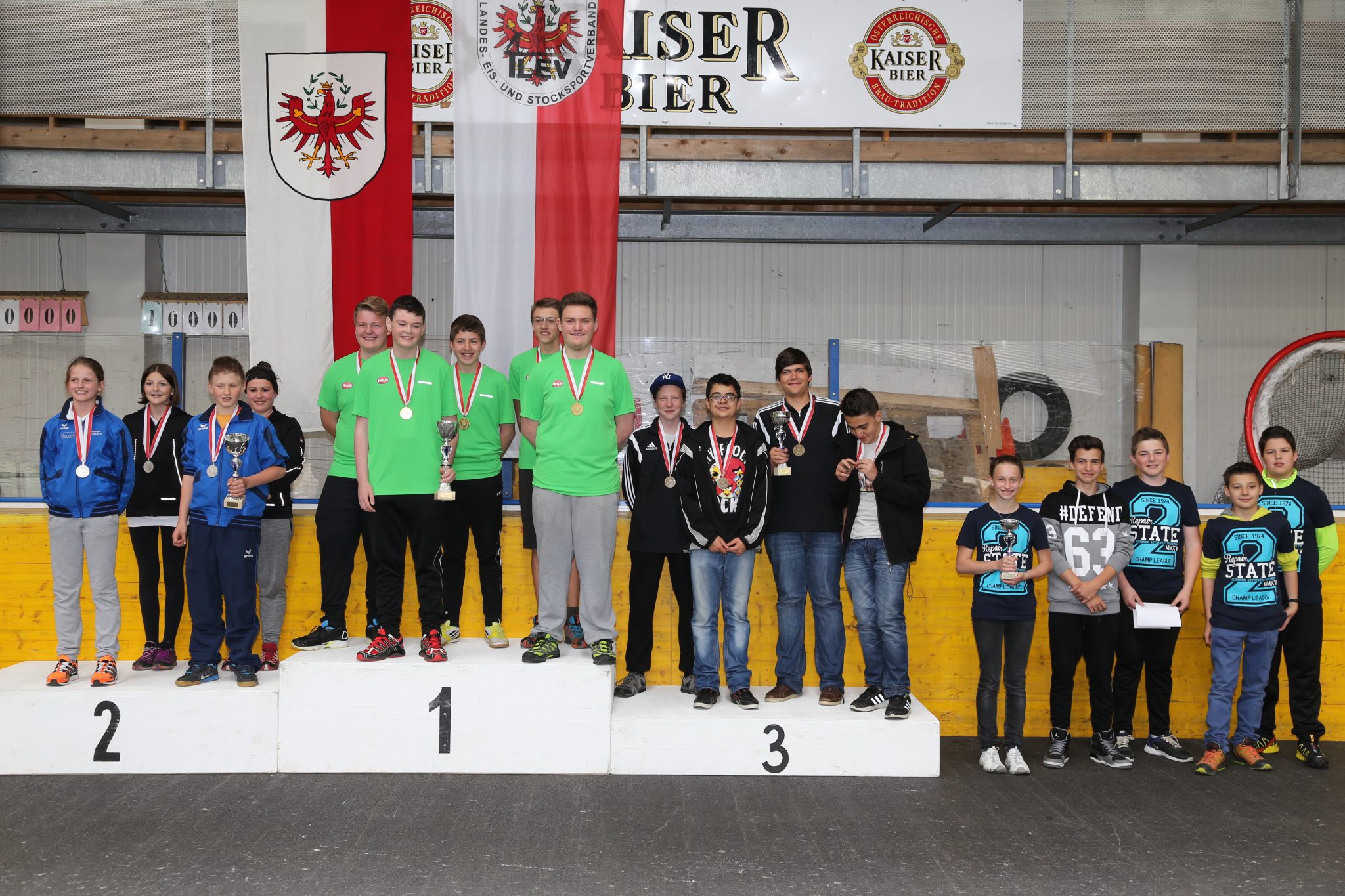 Die Sieger der Landesmeisterschaft der Jugend U16